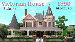 Bloxburg  Victorian House Circa 1890  Tour and Speedbuild Part 1 [upl. by Nerraf794]