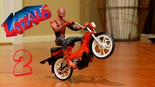 SPIDERMAN Stop Motion Action Video Part 2 [upl. by Nikolaus]