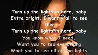 All of the lights  Kanye West LYRICS [upl. by Yniattirb]