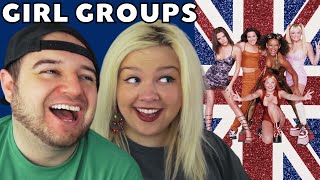 AMERICANS REACT TO BRITISH GIRL GROUPS [upl. by Fem]