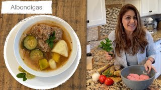 Albondigas  Mexican Meatball Soup  Jenny Martinez [upl. by Nonnac]