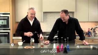 How to make a frappé coffee using an aerolatte milk frother [upl. by Neitsirhc]