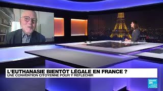 Leuthanasie bientôt légale en France • FRANCE 24 [upl. by Adnirem]