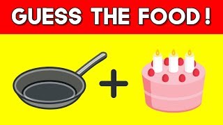 Can You Guess The Food By The Emoji  Emoji Challenge  Emoji Puzzles [upl. by Eanehs]