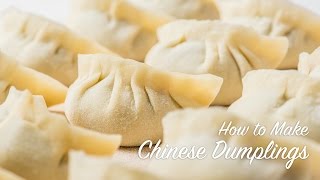 How to Make Chinese Dumplings recipe 饺子 [upl. by Kcirtapnhoj]