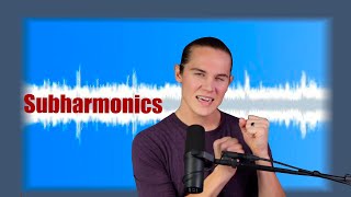 How to Sing REALLY Low Using Constriction SUBHARMONIC SINGING [upl. by Airtemad169]