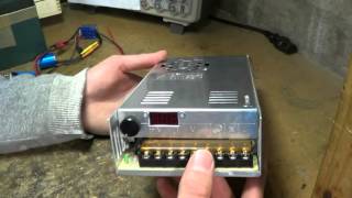 Modifying a S40012 switchmode power supply for variable output voltage [upl. by Lechar]