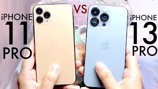 iPhone 13 Pro Vs iPhone 11 Pro Comparison Review [upl. by Nnyloj564]