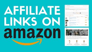 How To Create An Amazon Affiliate Link Affiliate Marketing For Beginners [upl. by Raoul698]