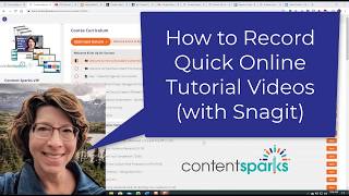 Record Online Tutorial Videos With Snagit  Screenshare Videos [upl. by Nohj]