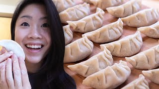 I Made Homemade Dumplings From Scratch [upl. by Abehs]