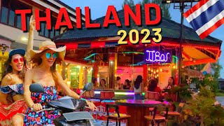 Koh Samui Lamai Beach Nightlife Walking Tour 2023 [upl. by Carnay]