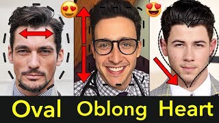 The Best Mens Hairstyles Guide for Long NonChiseled Round Faces  Oval Oblong Heart Face Shape [upl. by Stiegler]