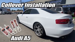 How to lower an Audi A5 [upl. by Amaso856]