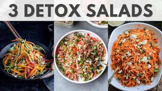 Super Easy Detox Salad Recipes Part 1  Healthy Dinner Recipes to Lose Weight [upl. by Jillie]