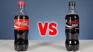 Experiment Coca Cola vs Coca Cola Zero [upl. by Gader]