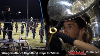 Wiregrass Ranch High Band Preps for States [upl. by Eiroj437]