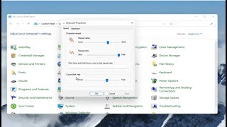 How to Change Keyboard Settings Windows 11 Tutorial [upl. by Ihdin]