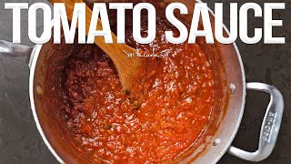 Best Everyday Tomato Sauce Recipe  SAM THE COOKING GUY [upl. by Aindrea311]