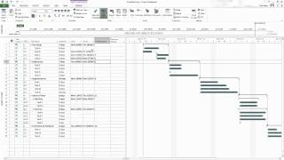 Simple Project Plan in Microsoft Project [upl. by Pacien]