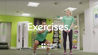 How To Jump Squat  Nuffield Health [upl. by Odlanor786]