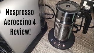 Nespresso Aeroccino 4 Milk Frother Review  Worth upgrading from the Aeroccino 3 [upl. by Elianora]