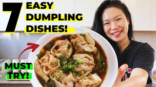 7 EASY FROZEN DUMPLINGS RECIPES  TASTY DUMPLINGS COOKING HACKS [upl. by Lohse]