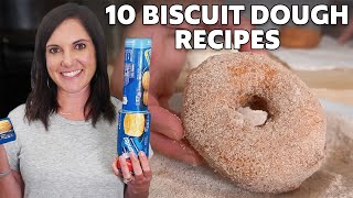 10 Canned Biscuit Dough Recipes  MyRecipes [upl. by Vannie]