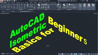 AutoCAD Isometric Drawing Basics Tutorial for Beginners [upl. by Aicilef]