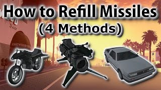 4 Ways to Refill Missiles on Oppressor MkII Deluxo Stromberg amp Any Weaponized Vehicle  GTA Online [upl. by Kirtap830]