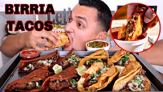 BIRRIA TACOS Y CONSOME MUKBANG [upl. by Arednaxela753]