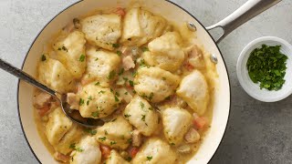 Quick Easy Chicken amp Dumplings Recipe  PIllsbury [upl. by Ecnirp49]