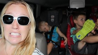 24 Hours With 5 Kids on a Road Trip [upl. by Halonna853]