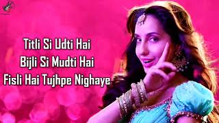 Zaalima Coca Cola LYRICS  Nora Fatehi  Tanishk Bagchi  Shreya Ghoshal  Vayu [upl. by Hedberg]