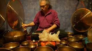 Crystal Chakra Meditation with Antique Tibetan Singing Bowls [upl. by Newbill]