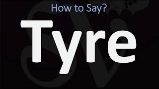 How to Pronounce Tyre BIBLE Lebanon [upl. by Ladd116]