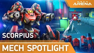 Mech Arena  Mech Spotlight  Scorpius [upl. by Radec]