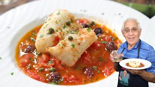 Cod in Puttanesca Sauce Recipe [upl. by Ruhl]