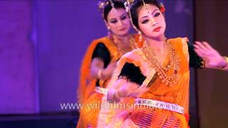 Beautiful Dance from Manipur  Taal Nachom [upl. by Salema]