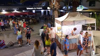 COSTA TEGUISE NIGHT MARKET  TOUR  GALEON amp LAS CUCHARAS AREA [upl. by Beck]