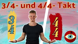 34 und 44 Takt praktisch erklärt [upl. by Nylsoj]