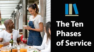 THE TEN PHASES OF SERVICE  Food and Beverage Service Training 1 [upl. by Hollander]