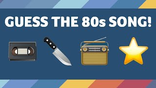 GUESS the 80s SONG  WITH EMOJIs [upl. by Phares]