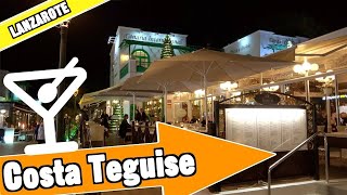 Costa Teguise Lanzarote Spain Evening and nightlife [upl. by Philip]