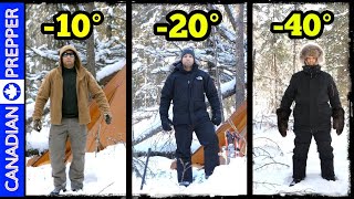 3 Levels of Cold Weather Clothing Cool Cold and Extreme [upl. by Alber]