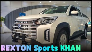 The New Rexton SPORTS KHAN 2022 Exterior First LookBIGGEST pickup truck [upl. by Cinimod711]