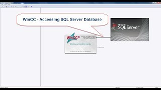 💢 WinCC74 Tutorial How to use VBScript In WinCC Accessing SQL Server Database [upl. by Sherburne637]