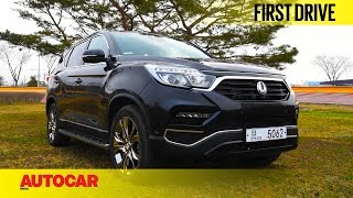 SsangYong Rexton  First Drive  Autocar India [upl. by Raychel875]