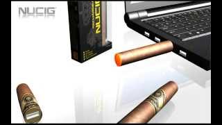 2013 NUCIGR Rechargeable USB Electronic Cigar [upl. by Gnuj]