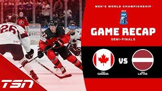 IIHF World Hockey Championship Canada vs Latvia [upl. by Yerd]